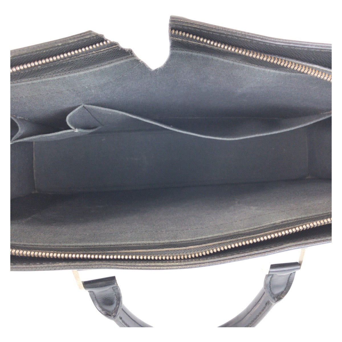 Louis Vuitton Business Bag M30052 Leather Ardoise Black Silvermetal Business Bag Briefcase Taiga