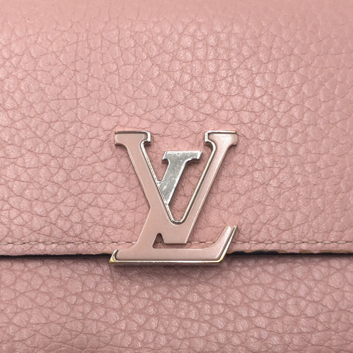 Louis Vuitton Tri-Fold Wallet M62156 Leather Pink Tri-Fold Wallet Folded Wallet Compact Wallet