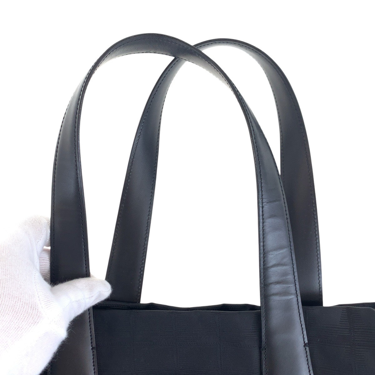 Chanel Tote Bag Canvas, Leather Black Goldmetal Tote Bag Shoulder Bag New Travel Line Coco Mark