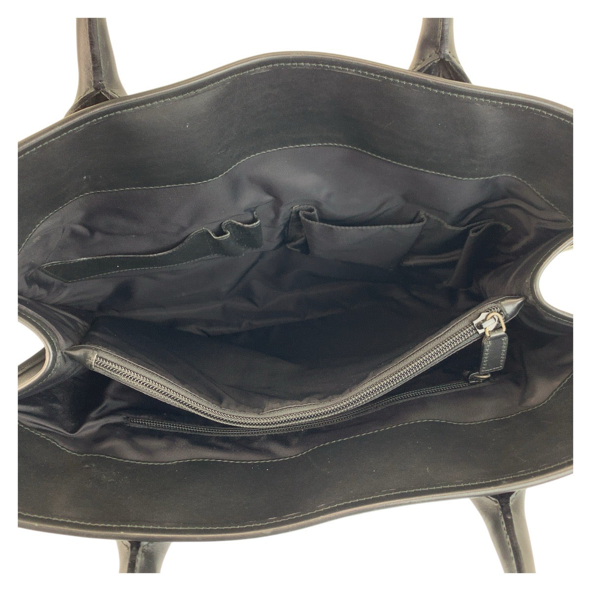 Gucci Business Bag 246410 Nylon, Leather Black Business Bag Briefcase Sherry Line Mens