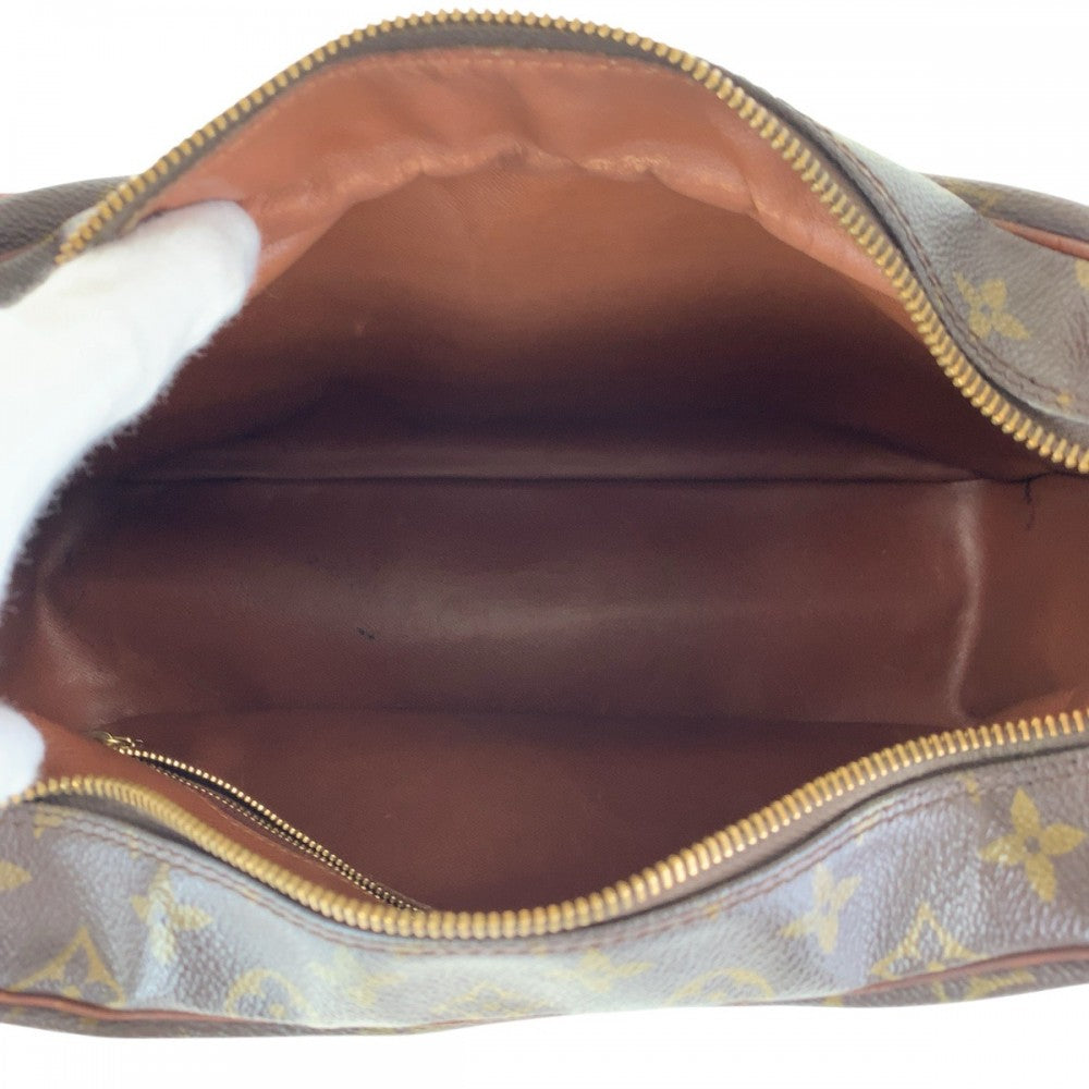 Louis Vuitton Shoulder Bag M51260 Pvc, Leather Brown Gold Metal Monogram Boulogne35 Women