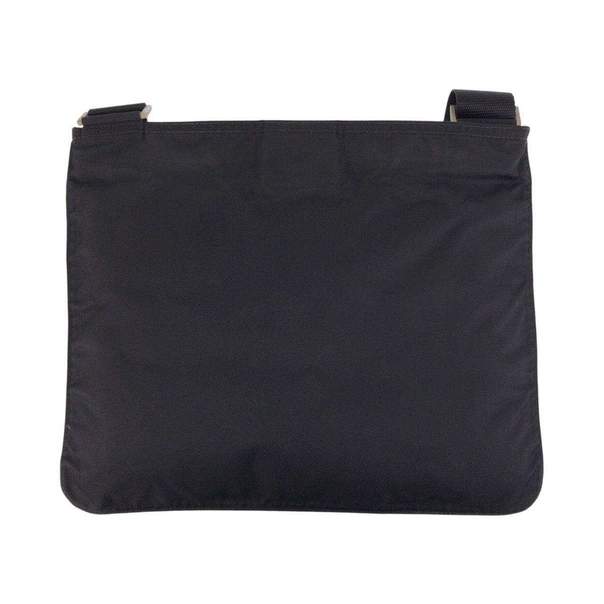 Prada Shoulder Bag Nylon Black Shoulder Bag Messenger Bag Test Triangle With Logo Women