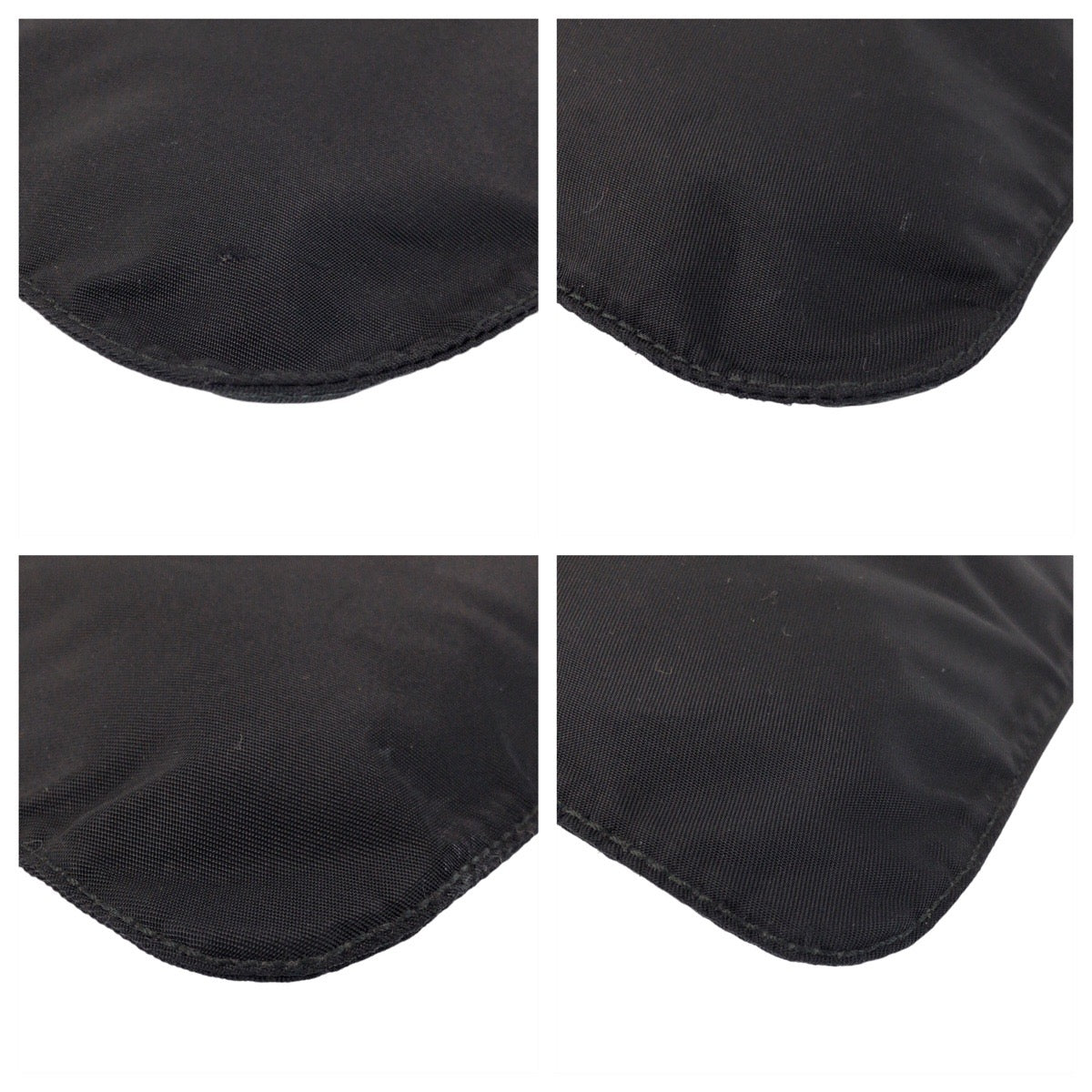 Prada Shoulder Bag Nylon Black Shoulder Bag Messenger Bag Test Triangle With Logo Women