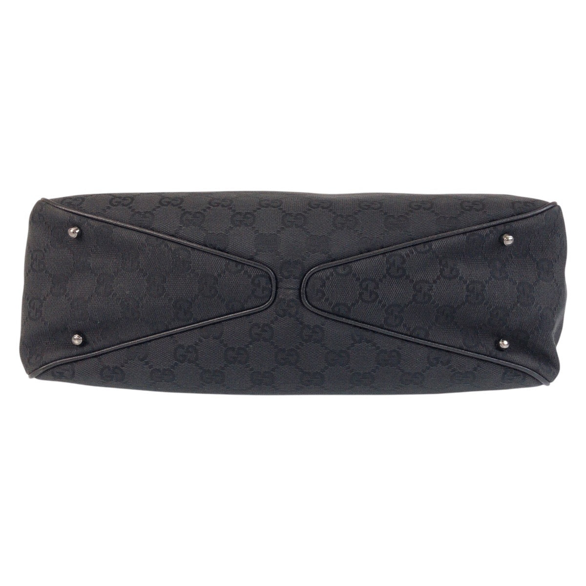 Gucci Tote Bag 113017 Gg Canvas, Leather Black Black Tote Bag Shoulder Bag Women