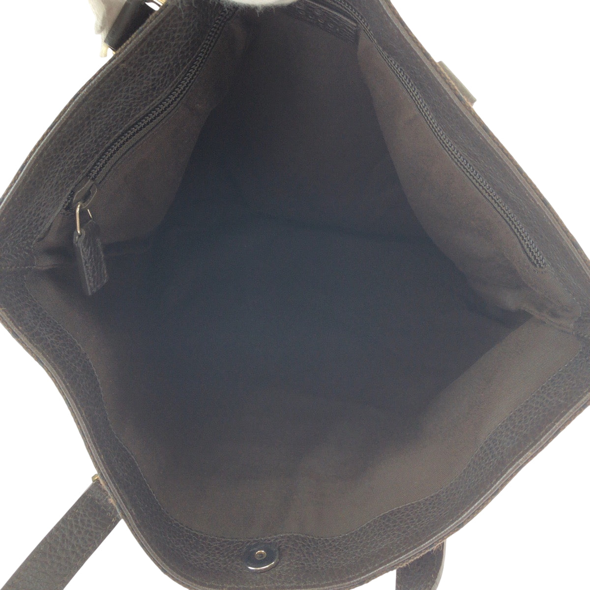 Gucci Tote Bag 272347 Gg Canvas Brown Gold Metal Tote Bag Handbag Mens