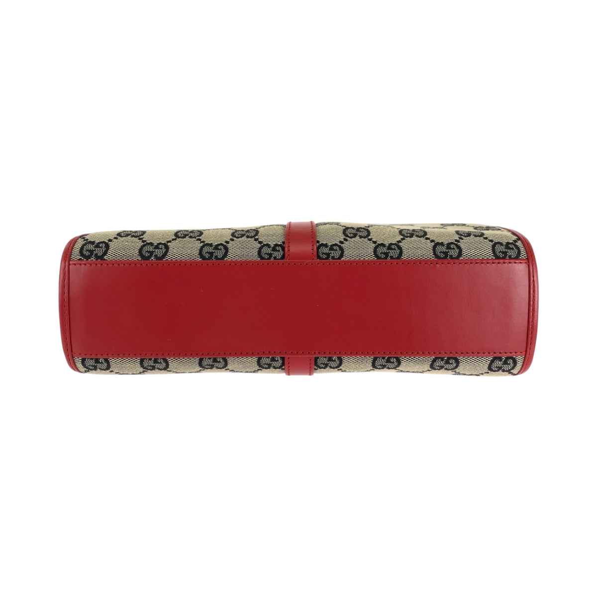 Gucci Handbag 002 1065 Gg Canvas Gray Red Gold Metal Handbag Tote Bag Jackie Women