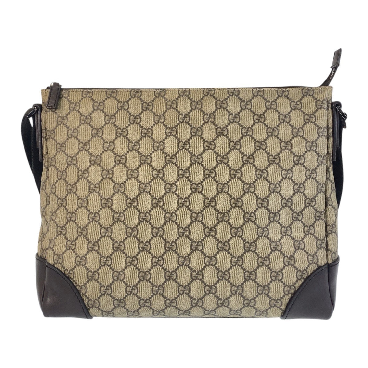 Gucci Shoulder Bag 110054 Gg Supreme Canvas, Leather Beige Shoulder Bag Messenger Bag Women