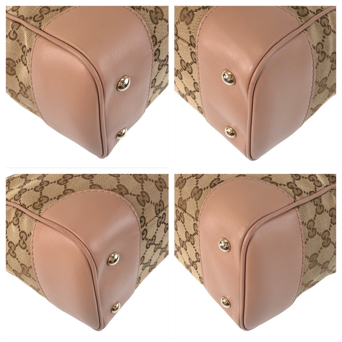 Gucci Tote Bag 257061 Gg Canvas, Leather Beige Tote Bag Shoulder Bag Mayfair Women