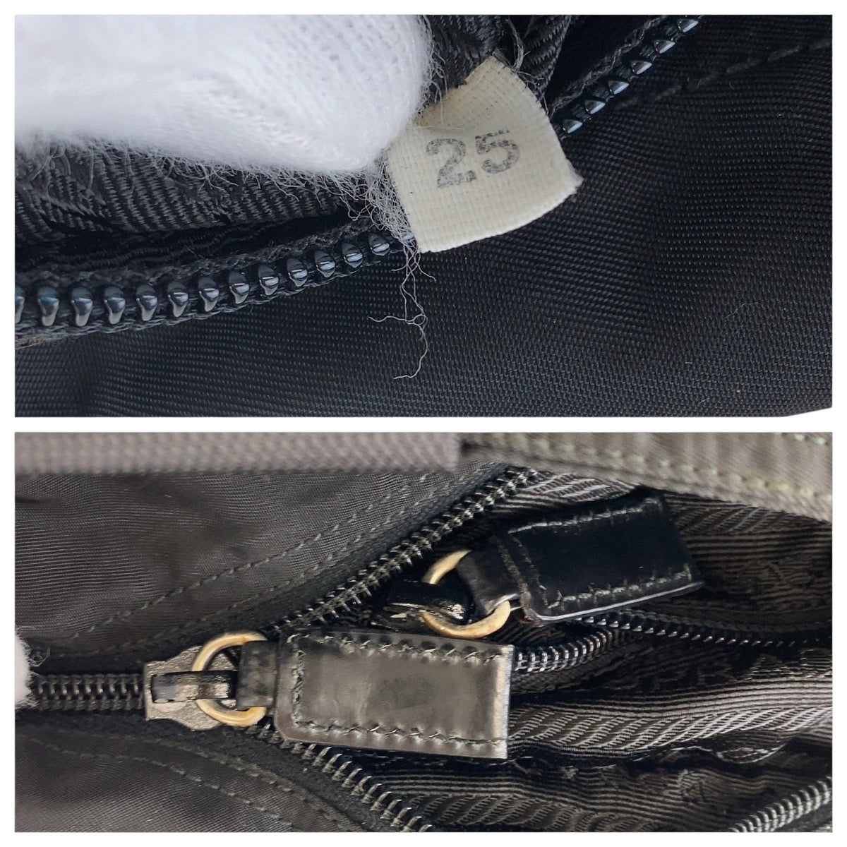 Prada Tote Bag Nylon Black Tote Bag Shoulder Bag Test Triangle With Logo Women