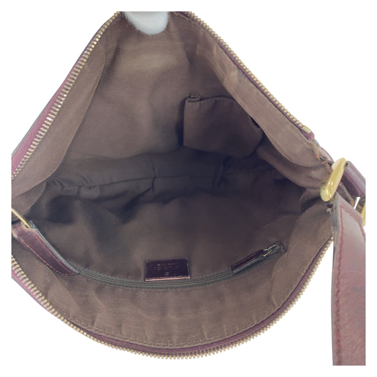 Gucci Shoulder Bag 203257 Leather Brown Shoulder Bag Pochette Abby Guccissima Women