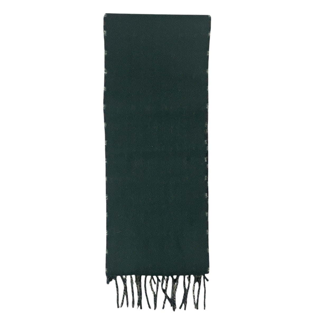Gucci Scarf 429736 Wool Brown Green Multicolor Mens