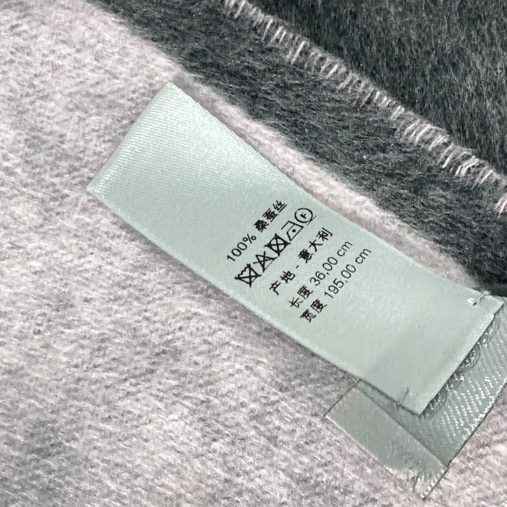 Dior Scarf 93E0015Dh001 Silk Gray Cd Logo Women