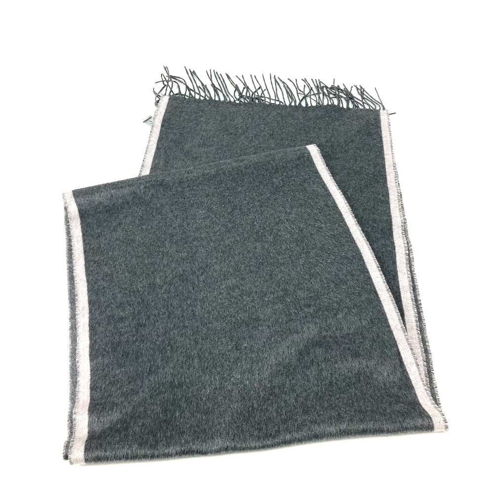 Dior Scarf 93E0015Dh001 Silk Gray Cd Logo Women