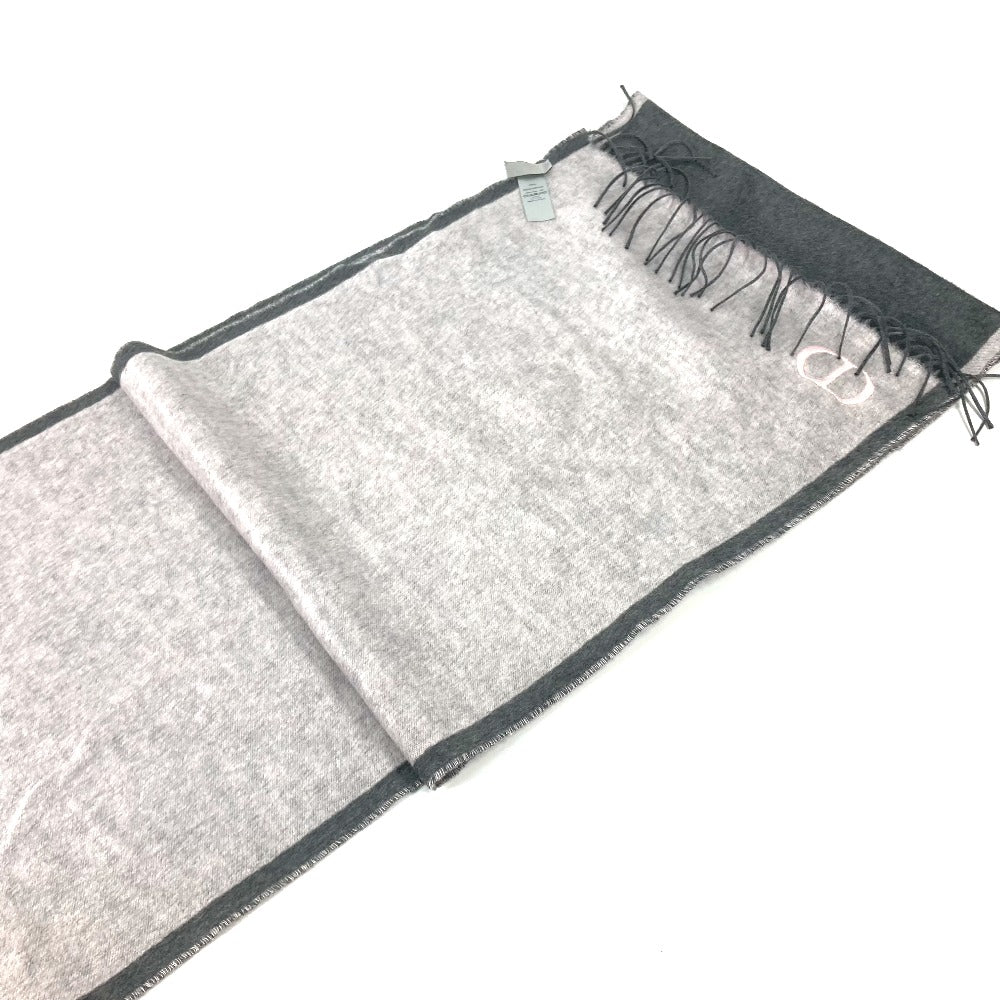 Dior Scarf 93E0015Dh001 Silk Gray Cd Logo Women