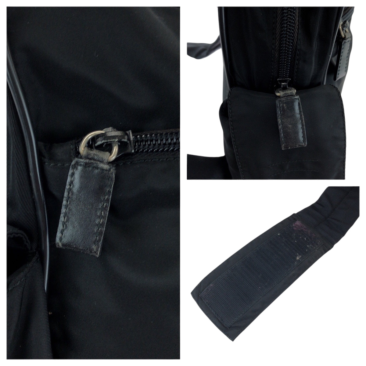 Prada Shoulder Bag Nylon Black Silvermetal Shoulder Bag Messenger Bag Test Triangle With Logo Mens