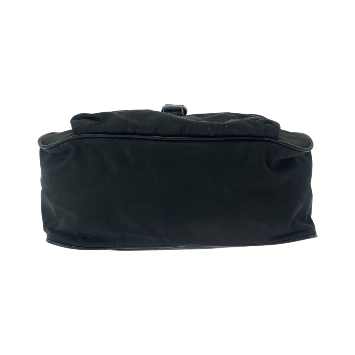 Prada Shoulder Bag Br2156 Nylon Black Brown Silvermetal One Shoulder Bag Test Triangle With Logo