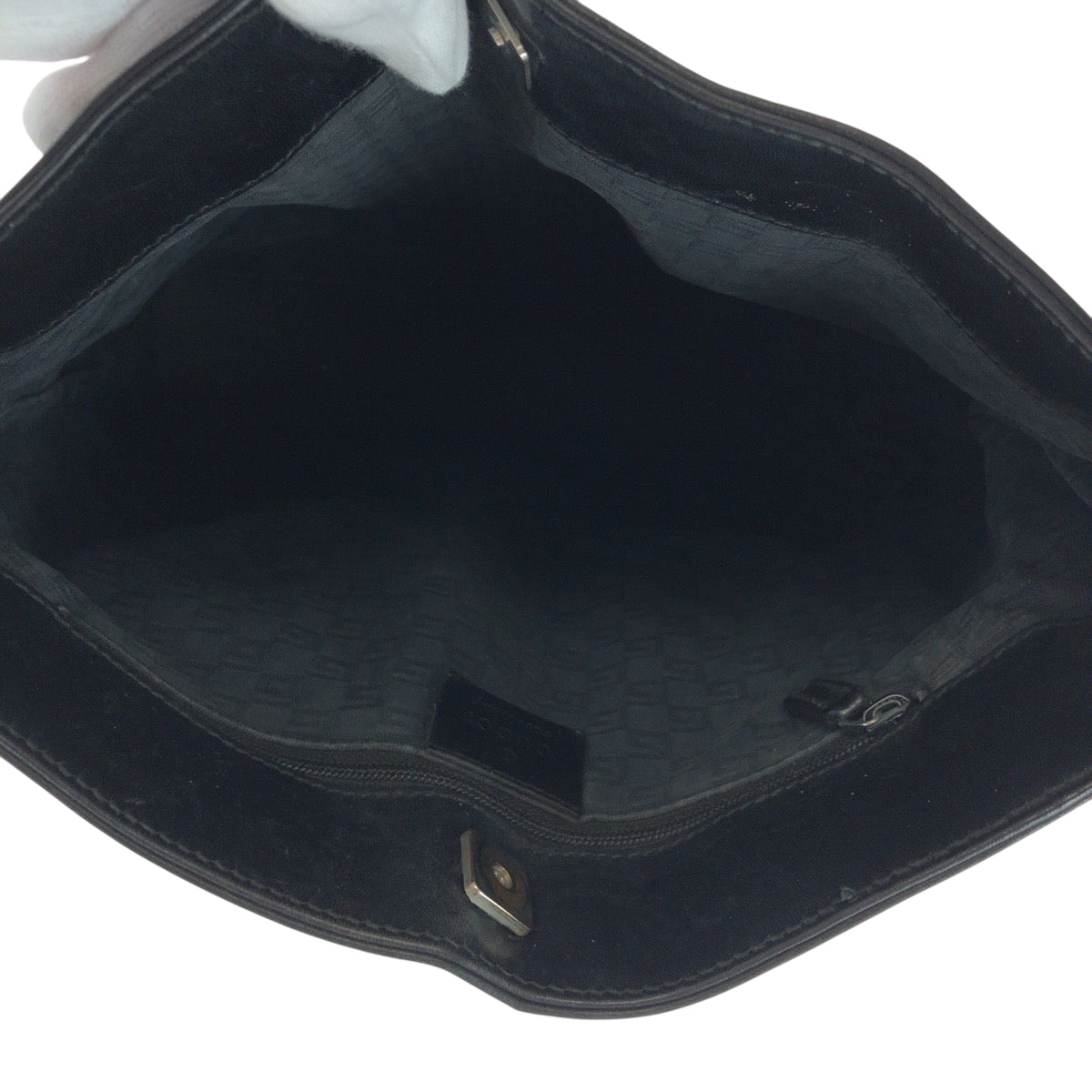Gucci Shoulder Bag 33900 Suede, Leather Black Green Red Silvermetal One Shoulder Bag Sherry Line