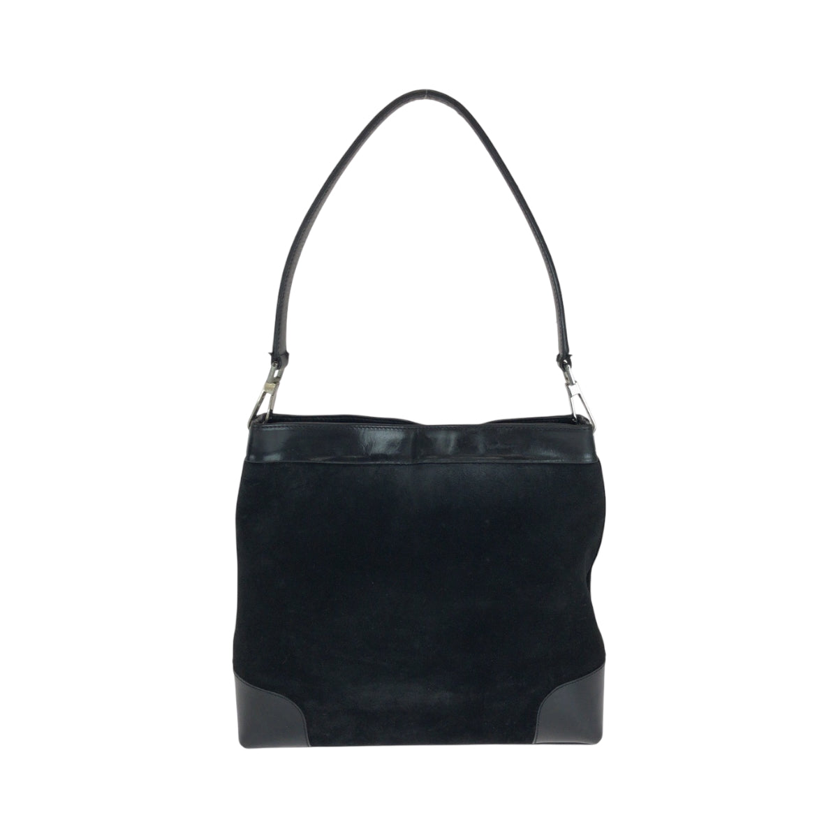 Gucci Shoulder Bag 33900 Suede, Leather Black Green Red Silvermetal One Shoulder Bag Sherry Line