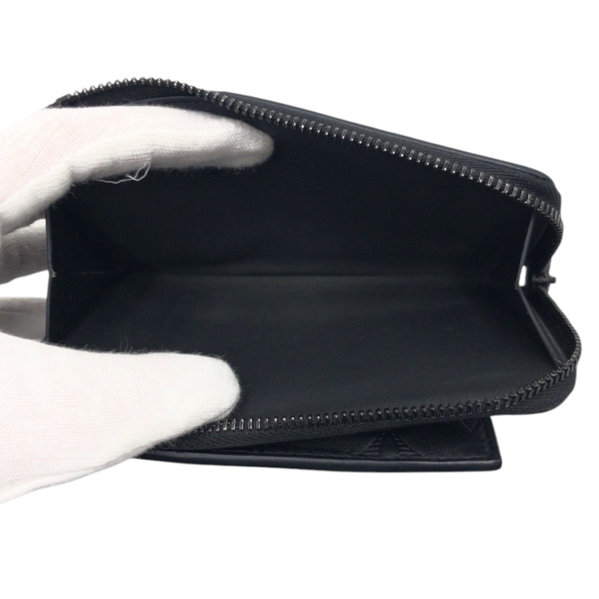 Louis Vuitton Coin Case M82526 Leather Black Black Coin Case Coin Pocket Compact Wallet Monogram