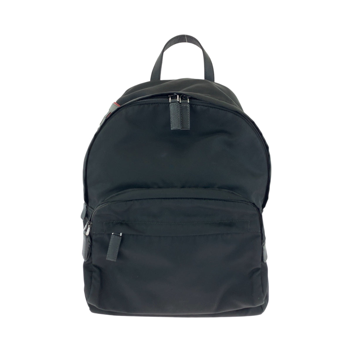 Prada Backpack 2Vz135 Nylon Black Black Multicolor Silvermetal Backpack Backpack Test Logo Patch