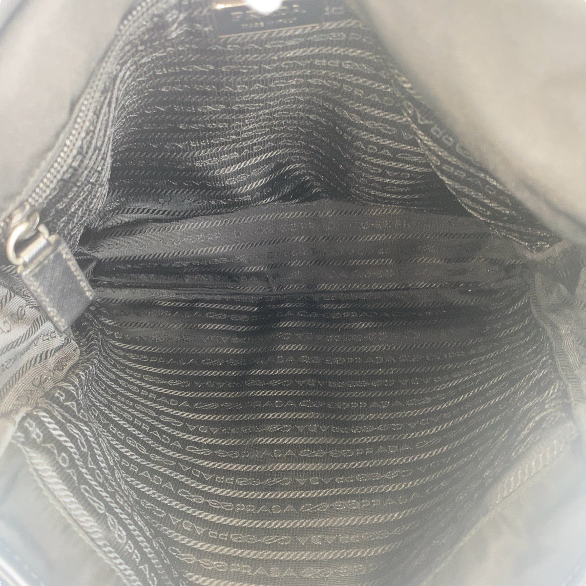 Prada Shoulder Bag Nylon Black Silvermetal Crossbody Shoulder Bag Messenger Bag Unisex Test