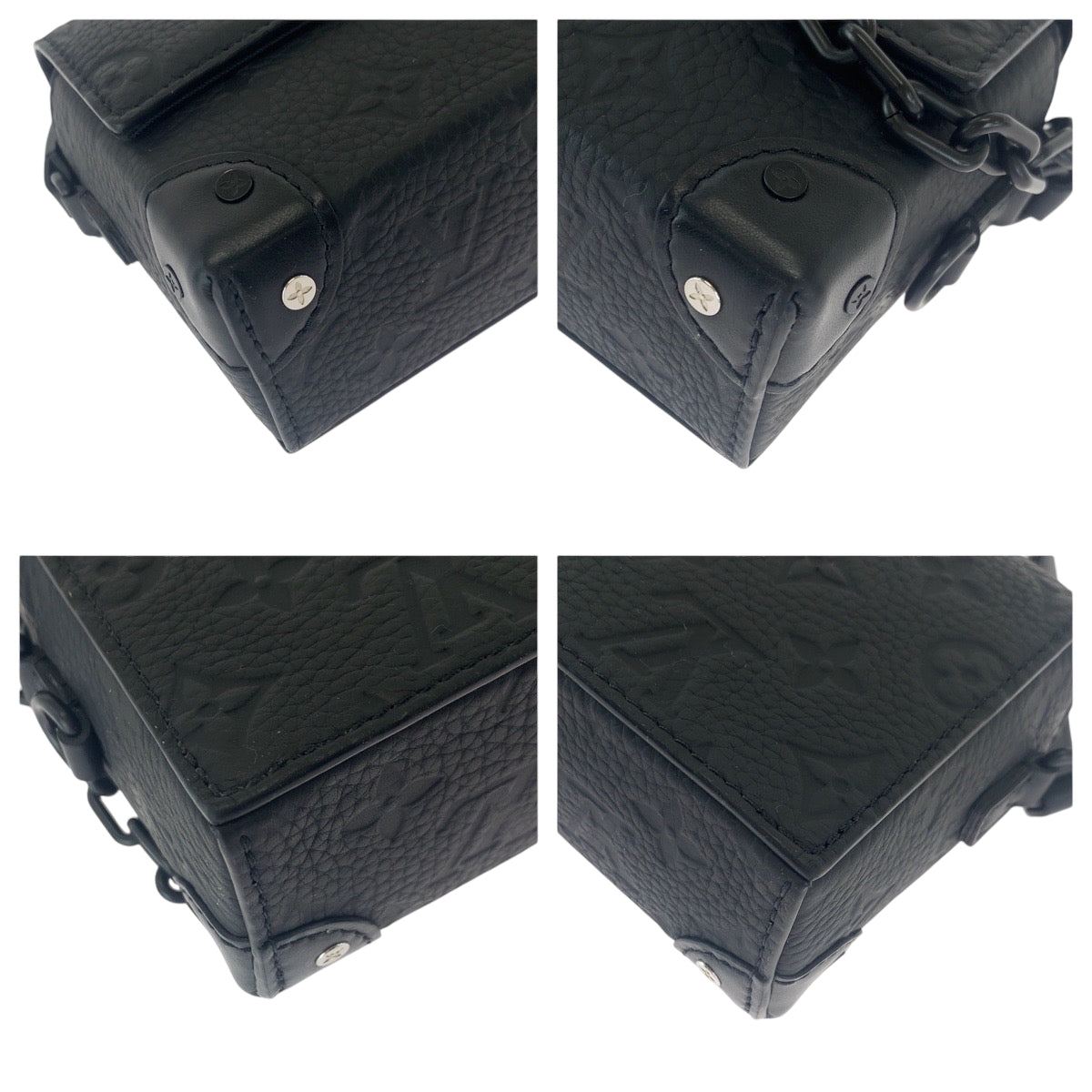 Louis Vuitton Shoulder Bag M81746 Leather Noir Black Black Metal Shoulder Bag Pochette Monogram