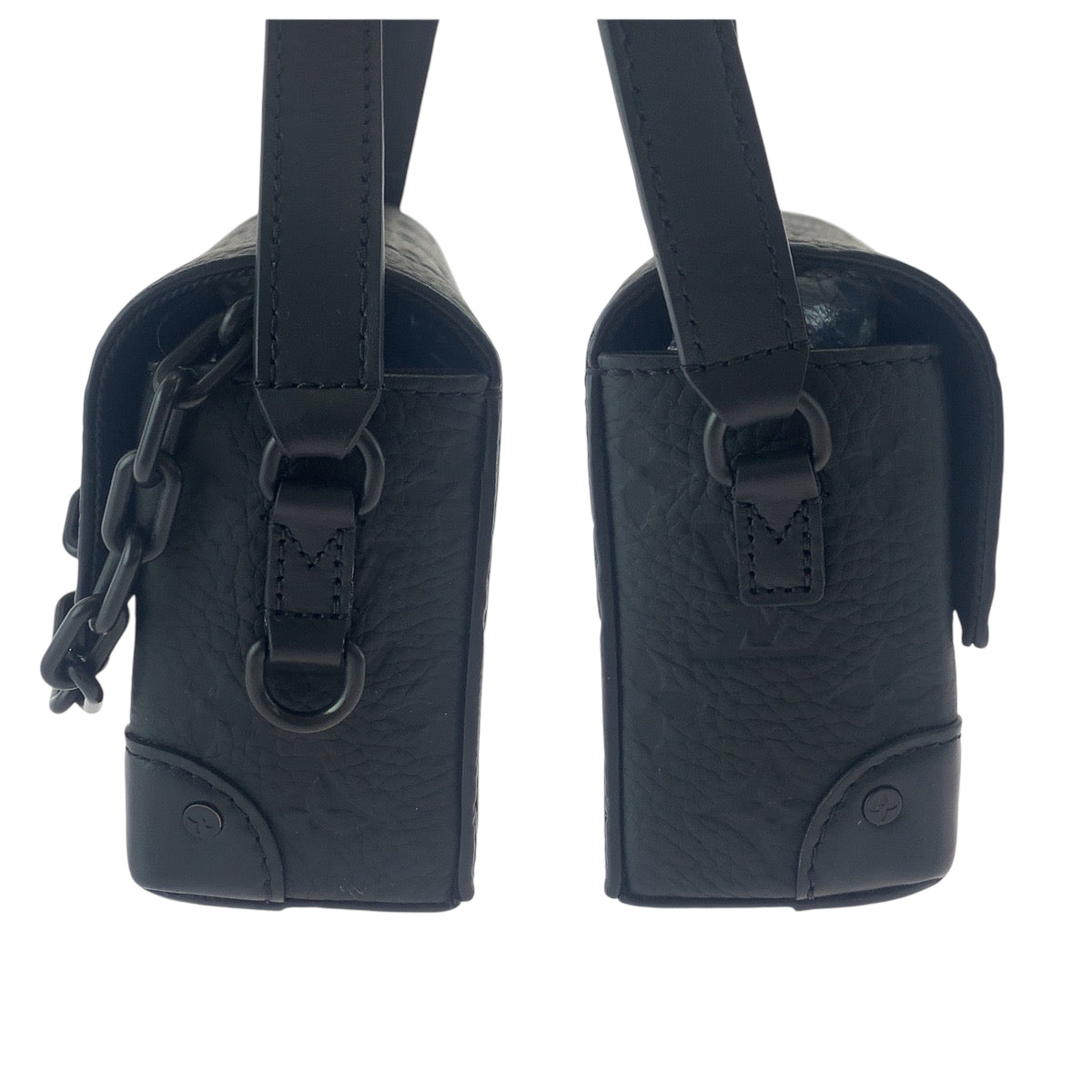 Louis Vuitton Shoulder Bag M81746 Leather Noir Black Black Metal Shoulder Bag Pochette Monogram