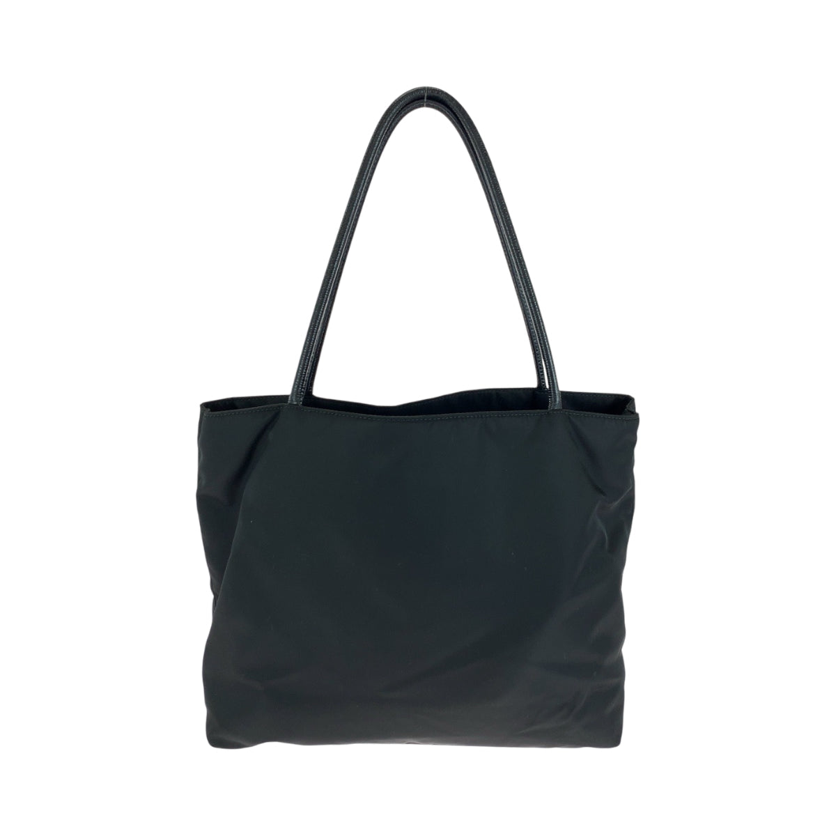 Prada Tote Bag Br3854 Nylon Black Goldmetal Tote Bag Shoulder Bag Test Triangle With Logo Women