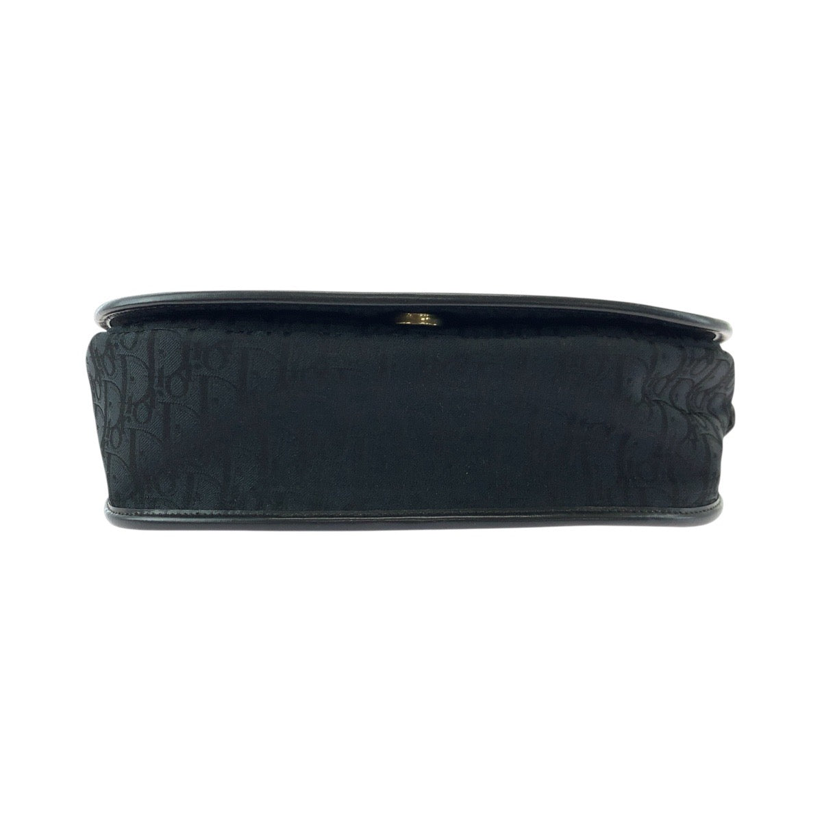 Dior Shoulder Bag Canvas, Leather Black Goldmetal Shoulder Bag Pochette Trotter Women