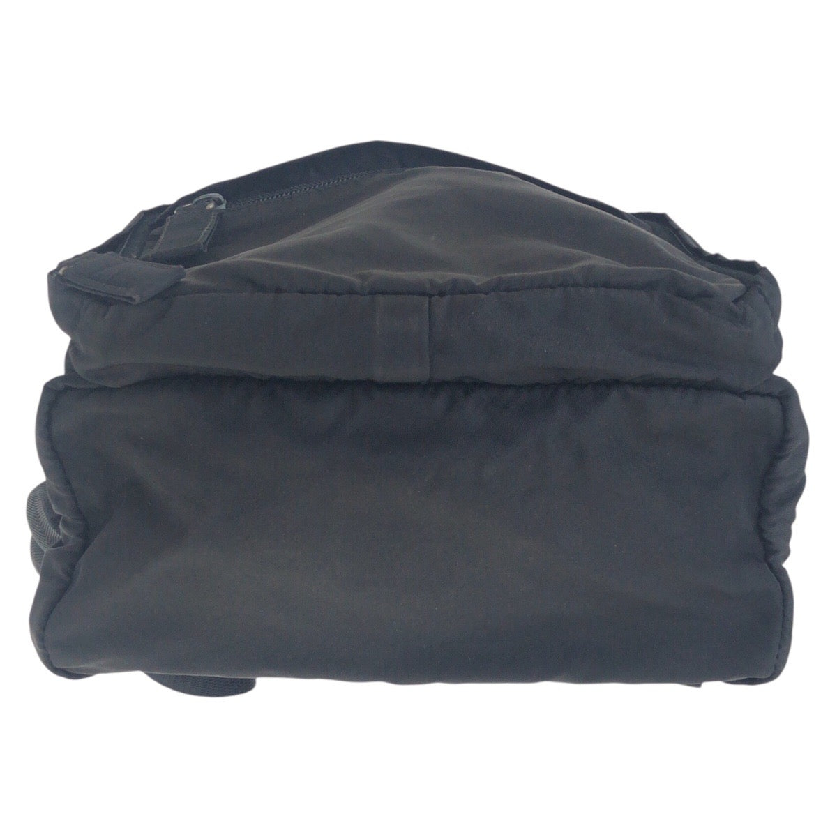 Prada Backpack Nylon Black Silvermetal Backpack Test Triangle With Logo Women