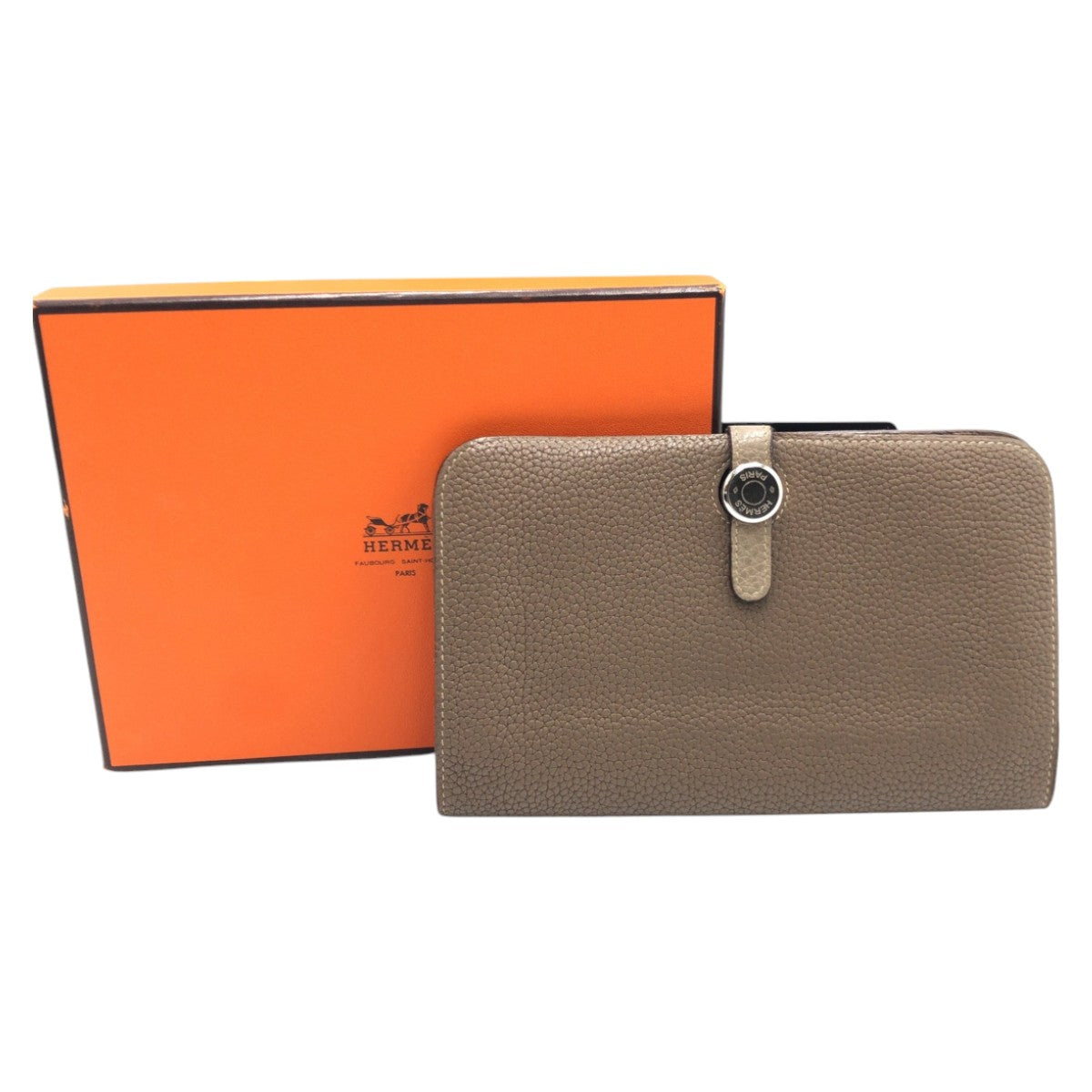 Hermes Long Wallet Purse Togo Brown Etope Long Wallet Purse Long Wallet Unisex Dogon Gm Women