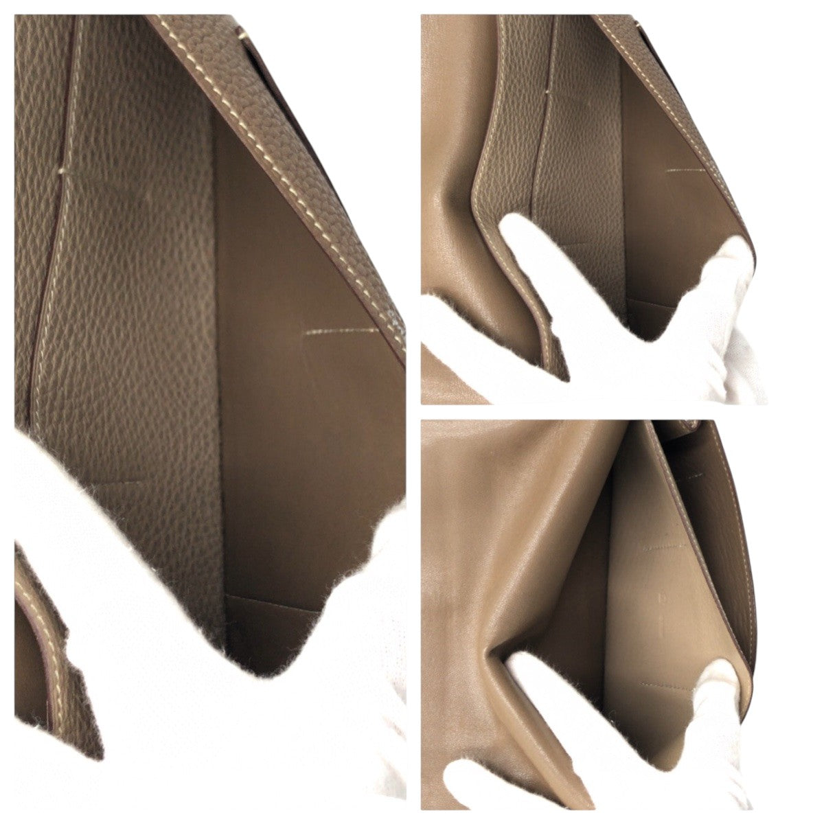 Hermes Long Wallet Purse Togo Brown Etope Long Wallet Purse Long Wallet Unisex Dogon Gm Women