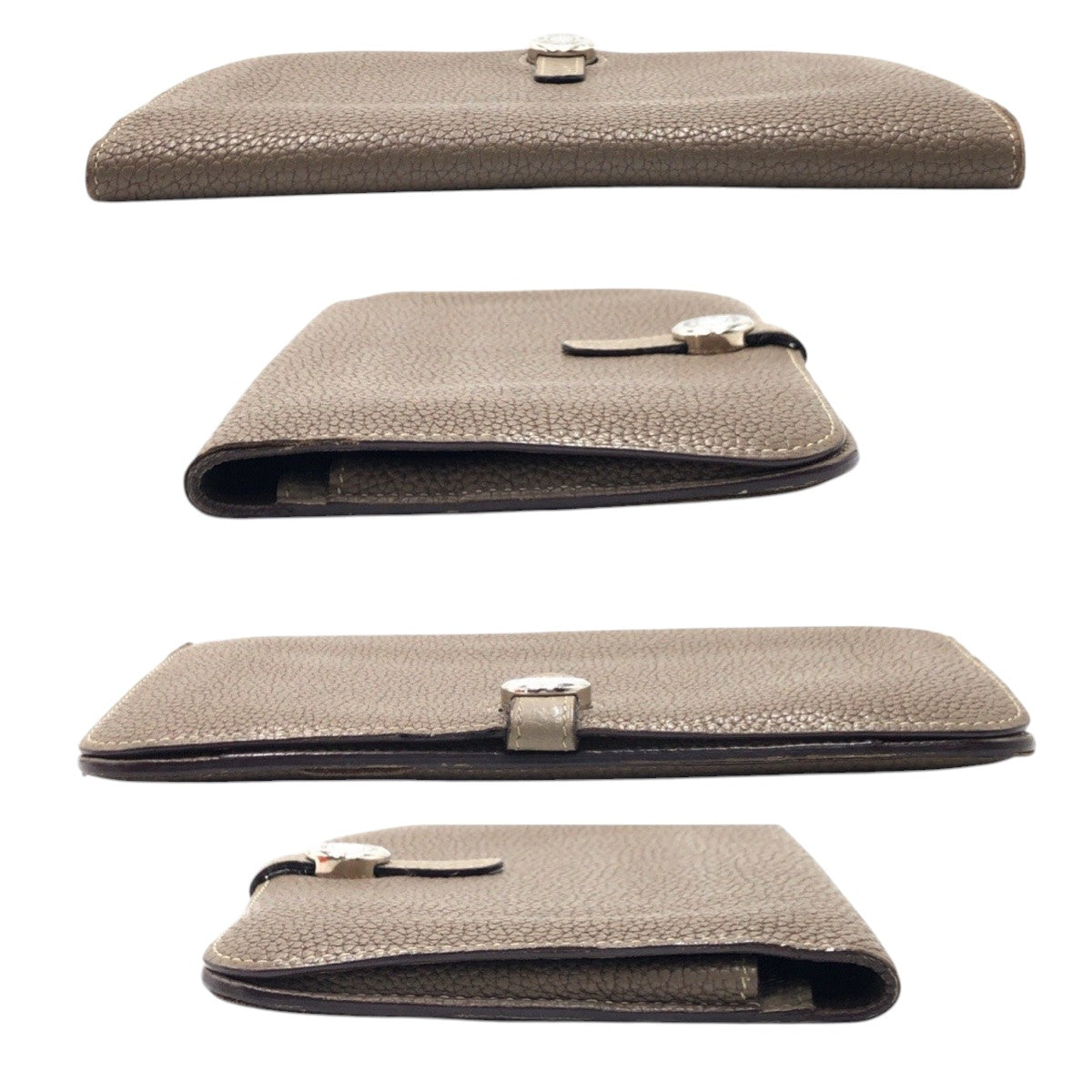 Hermes Long Wallet Purse Togo Brown Etope Long Wallet Purse Long Wallet Unisex Dogon Gm Women