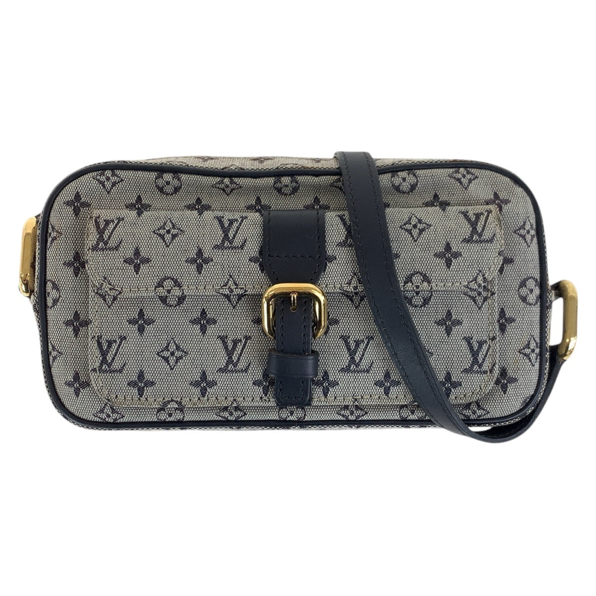 Louis Vuitton Shoulder Bag M92217 Canvas, Leather Grey Black Gold Metal Shoulder Bag Pochette
