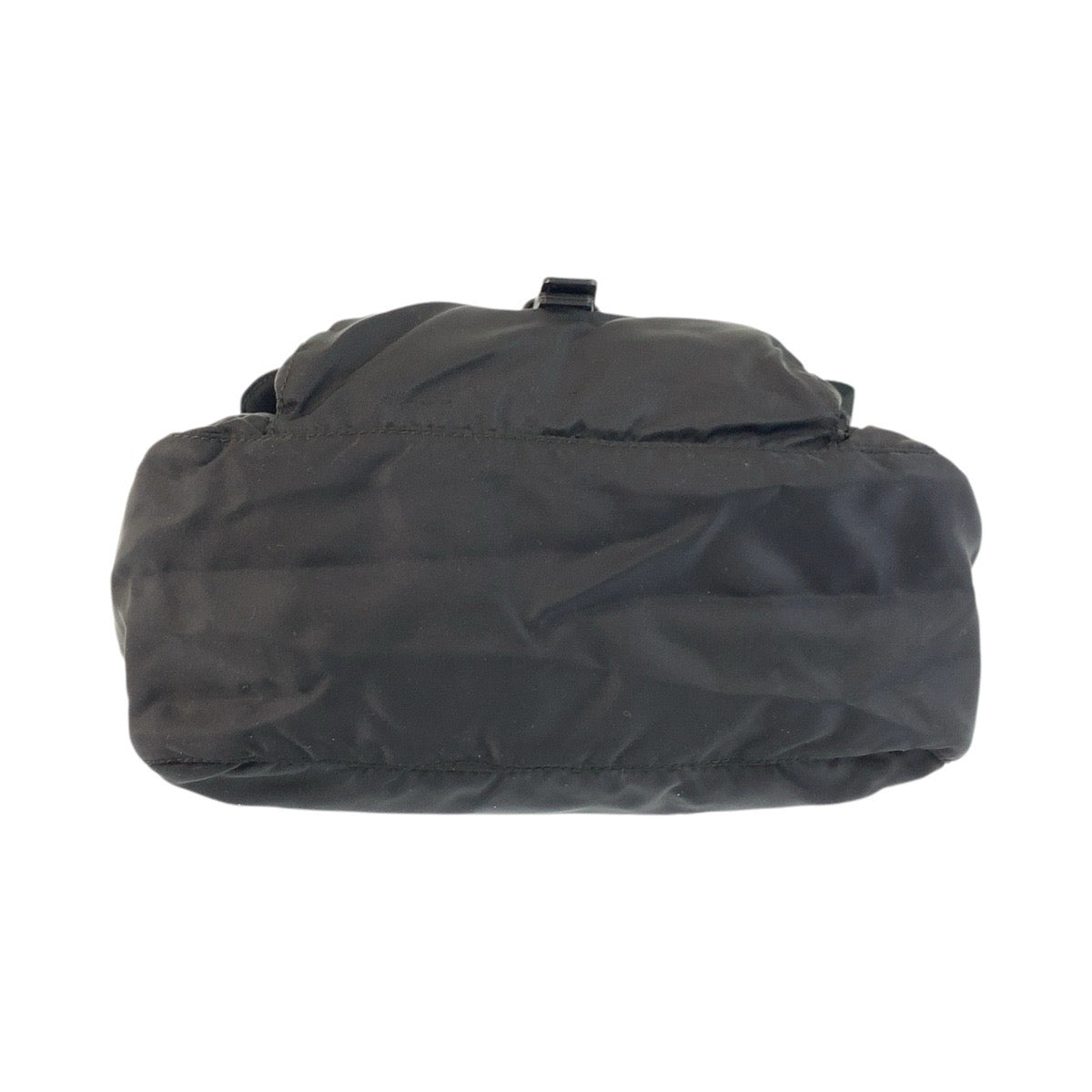 Prada Shoulder Bag Nylon, Leather Black Silvermetal Shoulder Bag Pochette Test Triangle With Logo