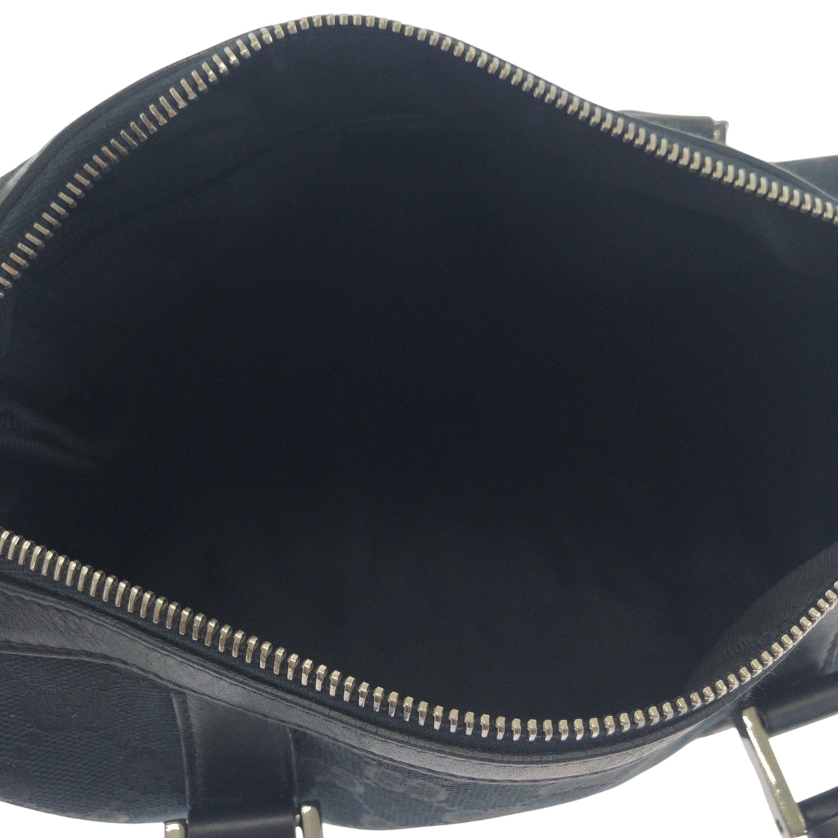 Gucci Handbag 000 0851 Gg Canvas Black Silvermetal Handbags Mini Boston Duffel Bag Women