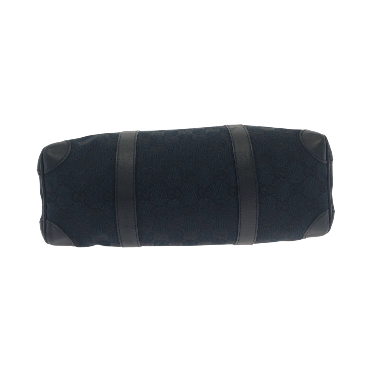 Gucci Handbag 000 0851 Gg Canvas Black Silvermetal Handbags Mini Boston Duffel Bag Women