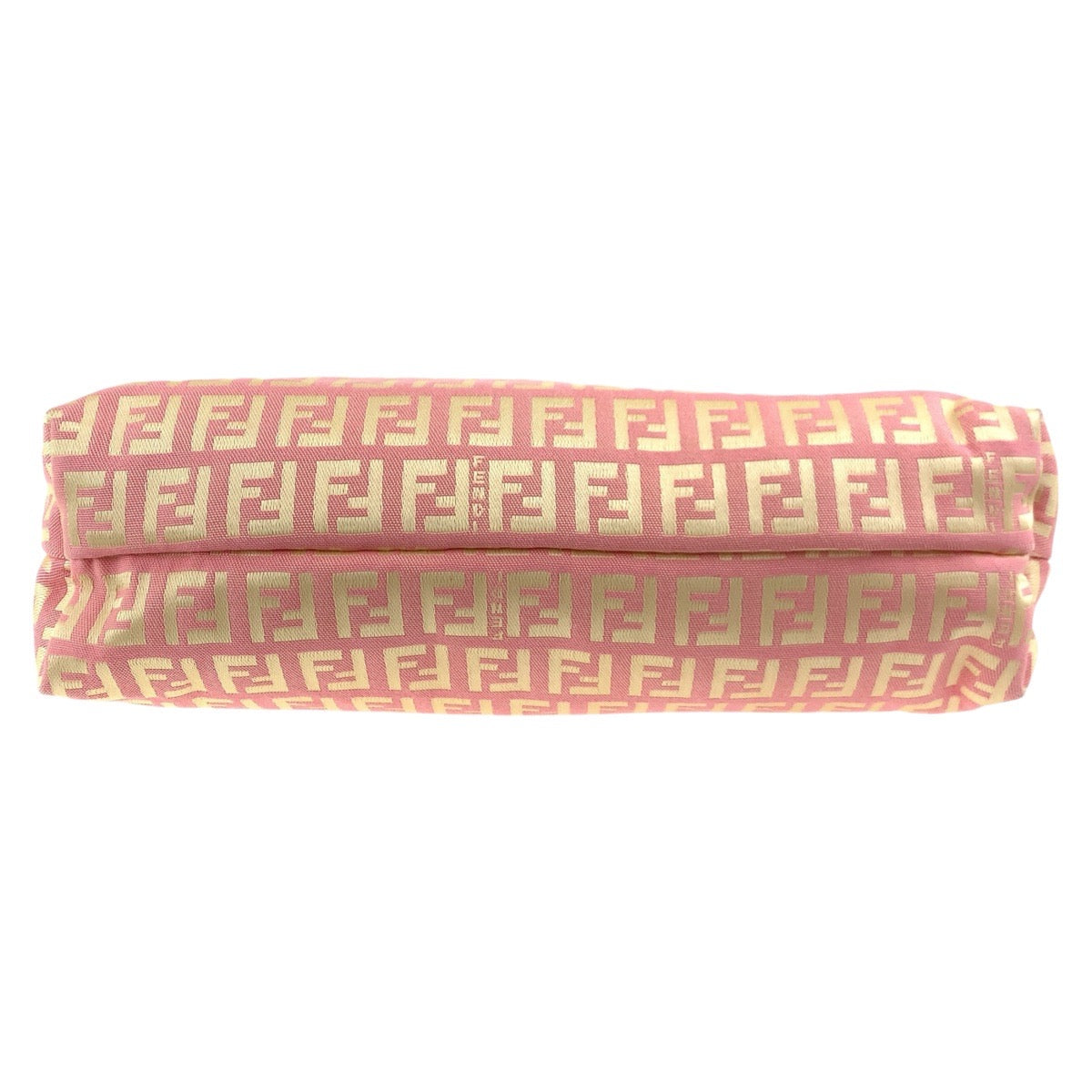 Fendi Tote Bag 2305 8Bh021 028 Canvas, Leather Pink Beige Gold Metal Tote Bag Shoulder Bag Zucchino