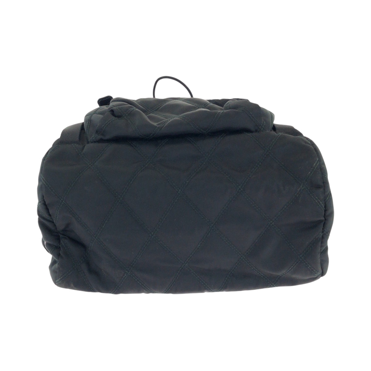 Prada Backpack 2Vz135 Nylon Black Silvermetal Backpack Backpack Test Suit Quilting Triangle With