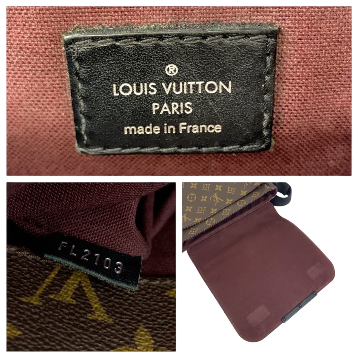 Louis Vuitton Shoulder Bag M40935 Pvc Brown Black Silvermetal Shoulder Bag Monogram Macasa District