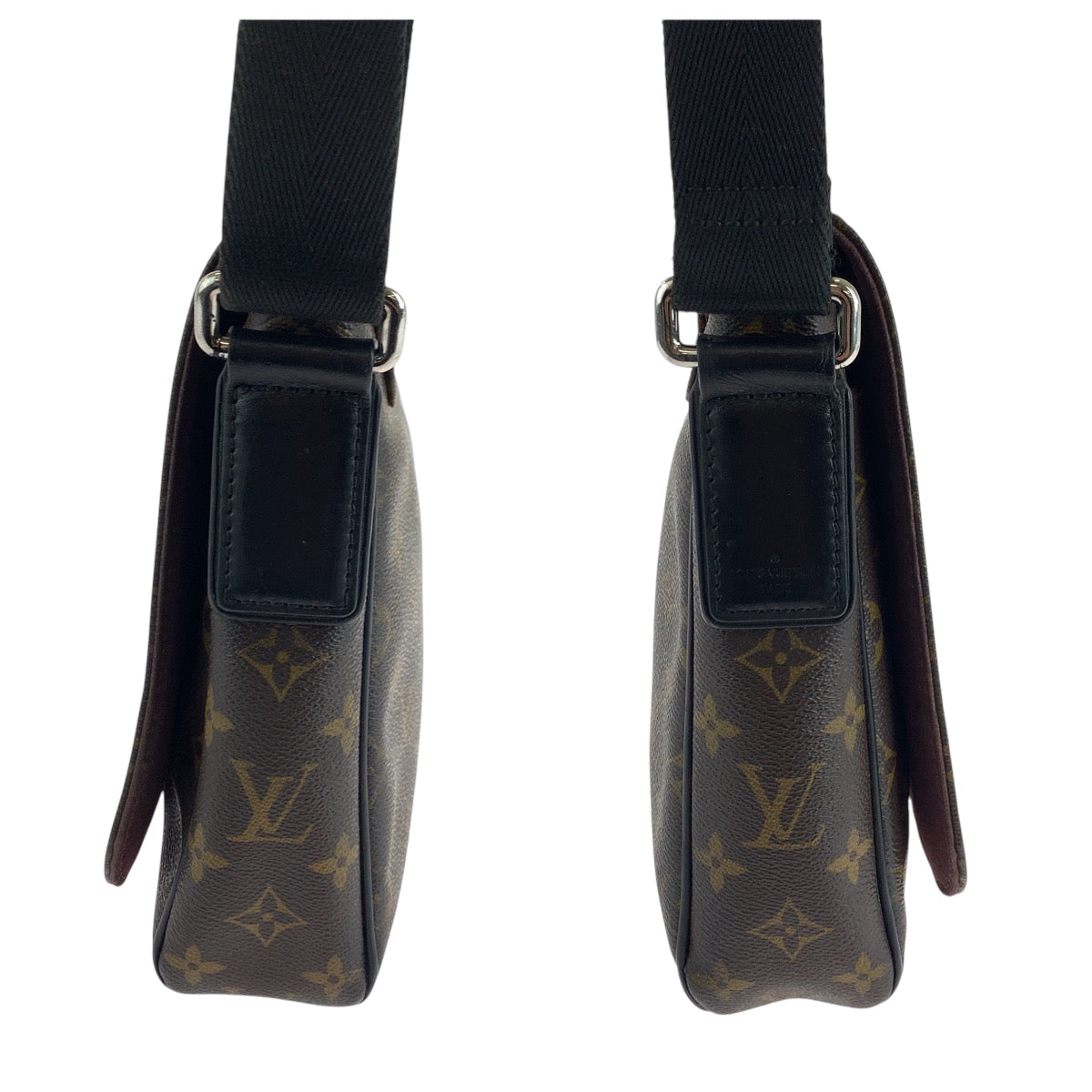 Louis Vuitton Shoulder Bag M40935 Pvc Brown Black Silvermetal Shoulder Bag Monogram Macasa District