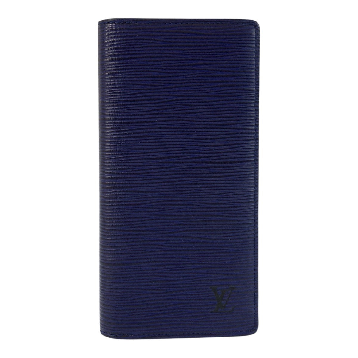 Louis Vuitton Long Wallet Purse M81371 Leather Navy White Long Wallet Purse Epi Monogram Eclipse