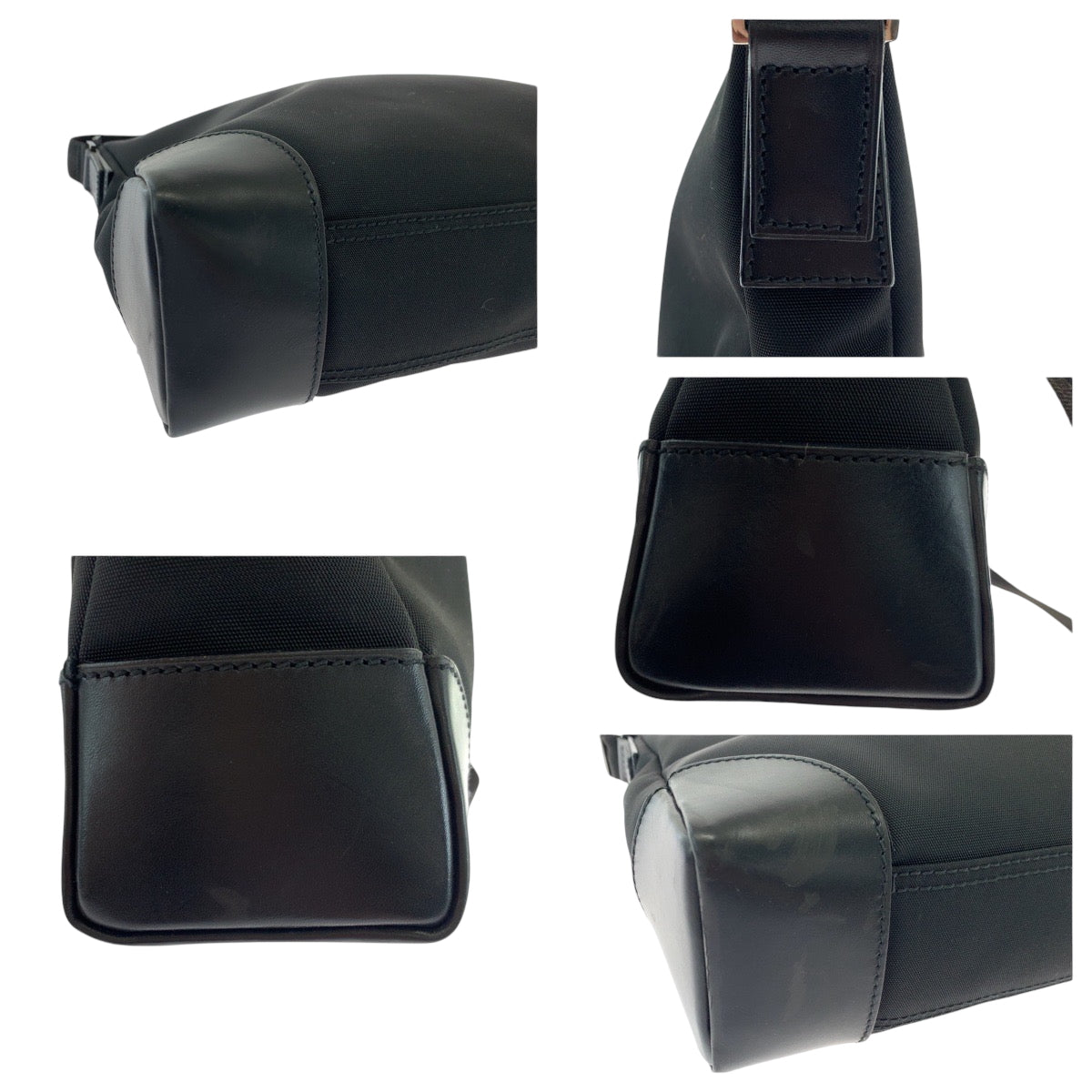 Gucci Shoulder Bag 110054 Nylon Black Silvermetal Shoulder Bag Messenger Bag Women