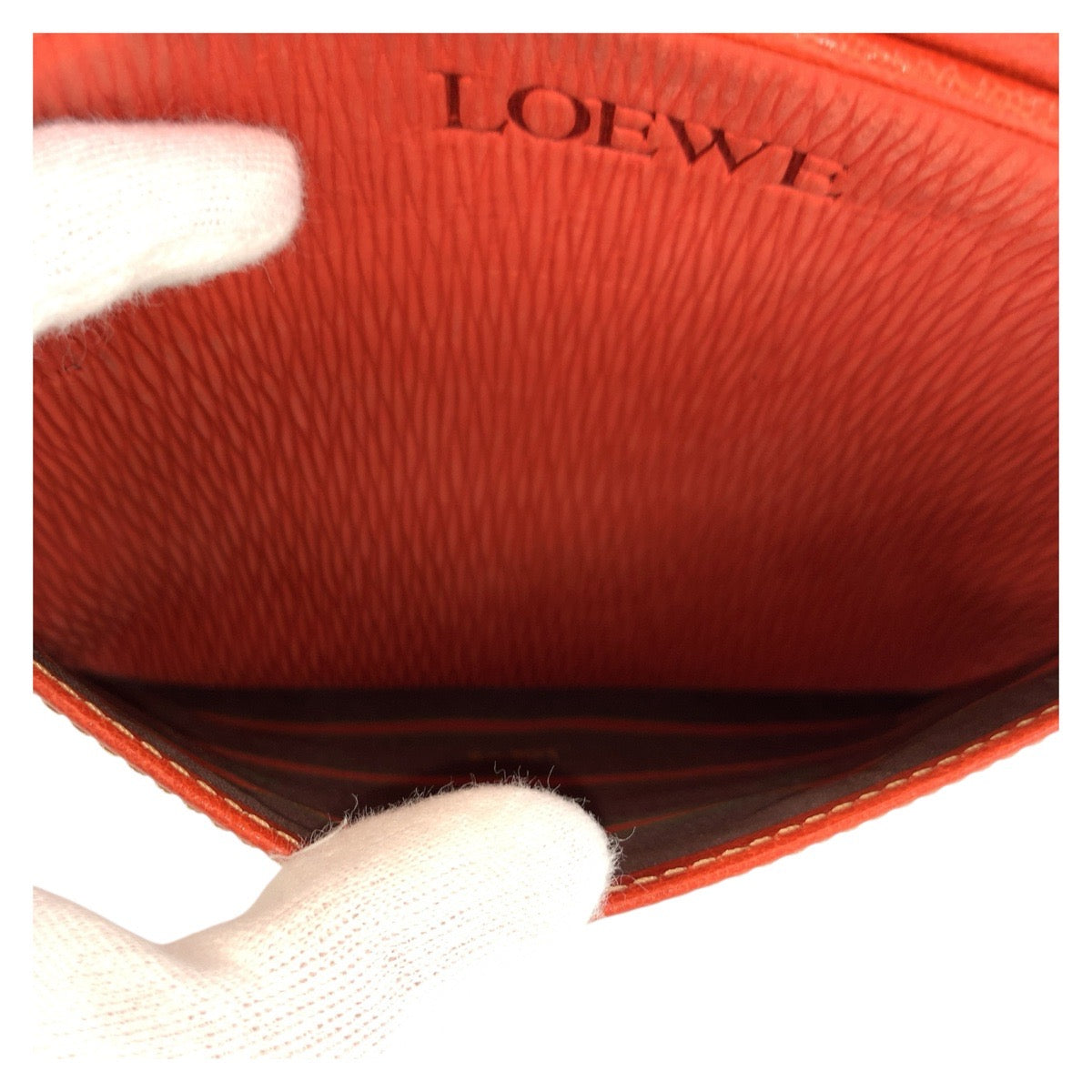Loewe Shoulder Bag Leather Orange Goldmetal Shoulder Bag Pochette Velazquez Women