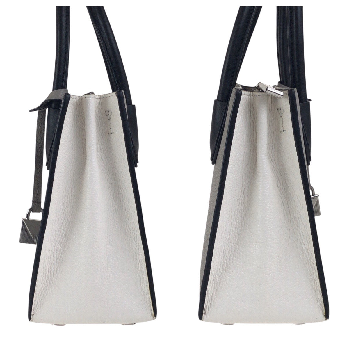 Michael Kors Tote Bag Leather Grey Multicolor Silvermetal Tote Bag Shoulder Bag 2Way Women