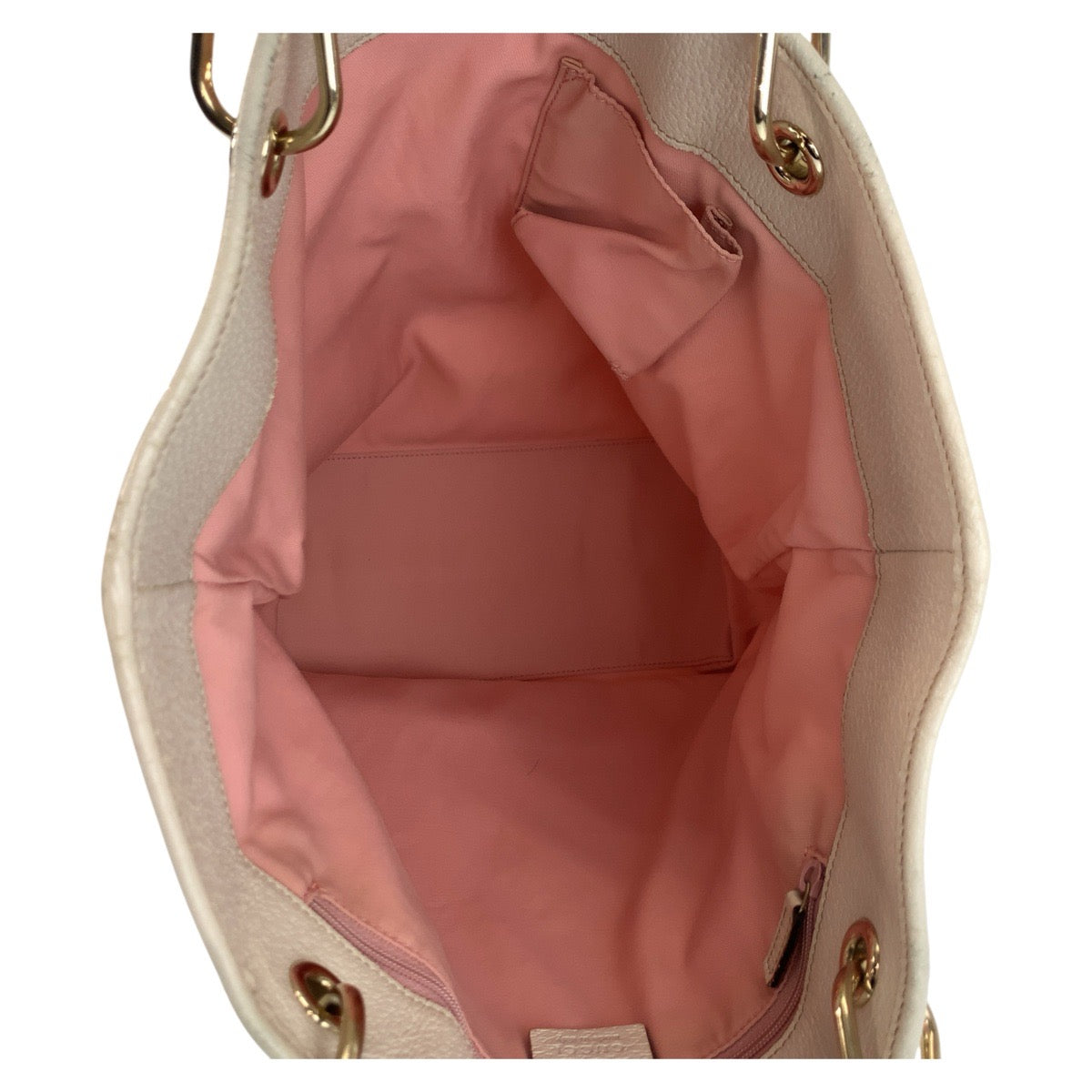 Gucci Tote Bag 120836 Gg Canvas, Leather Pink White Gold Metal Tote Bag Shoulder Bag Women