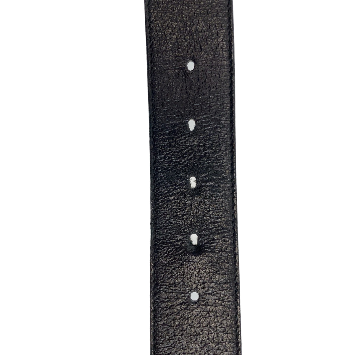Gucci Belt 525040 Leather Black Belt Buckle 33.1"/34" Unisex Marmont Gg Logo Mens(Unisex) 34