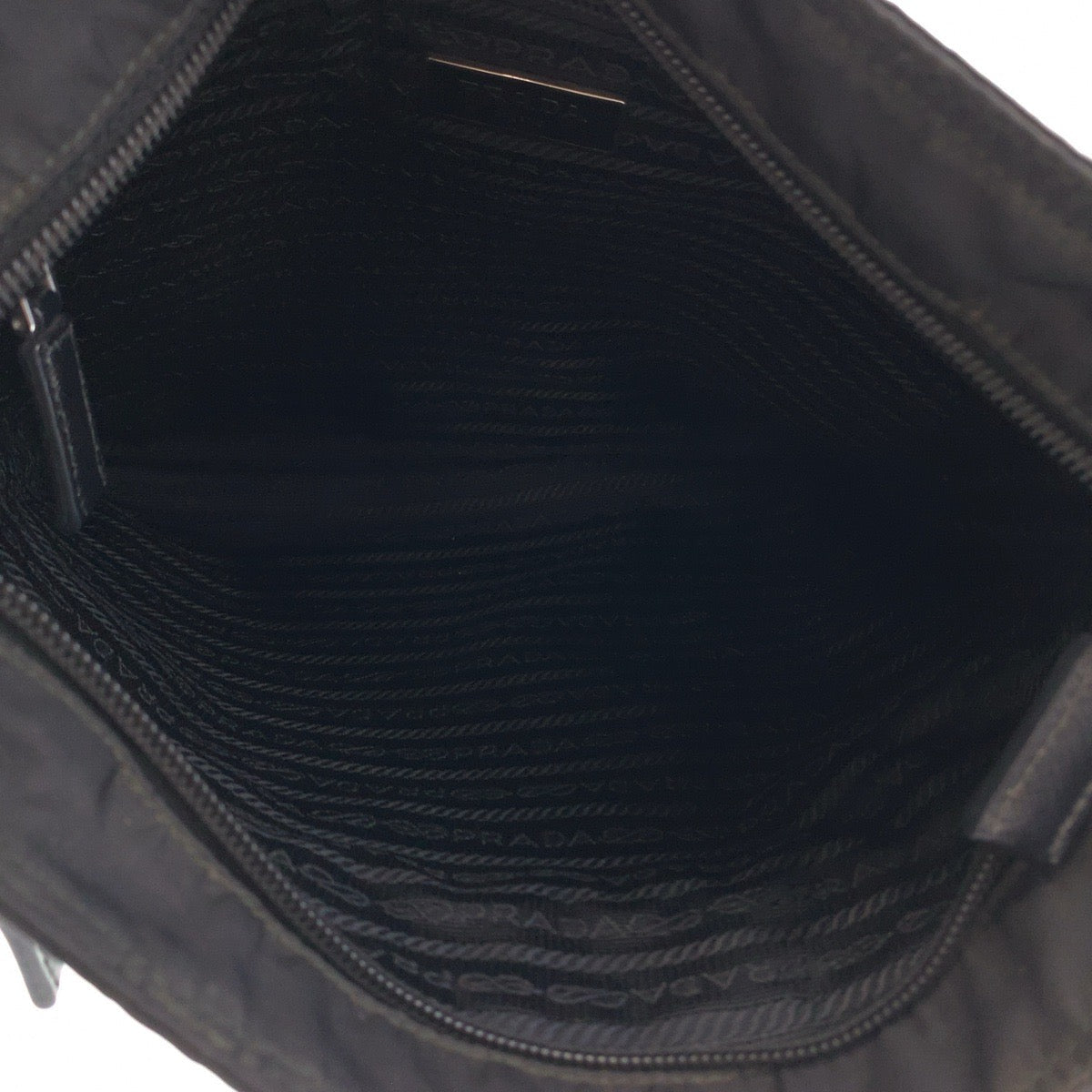 Prada Shoulder Bag Va0340 Nylon Black Silvermetal Shoulder Bag Messenger Bag Test Triangle With