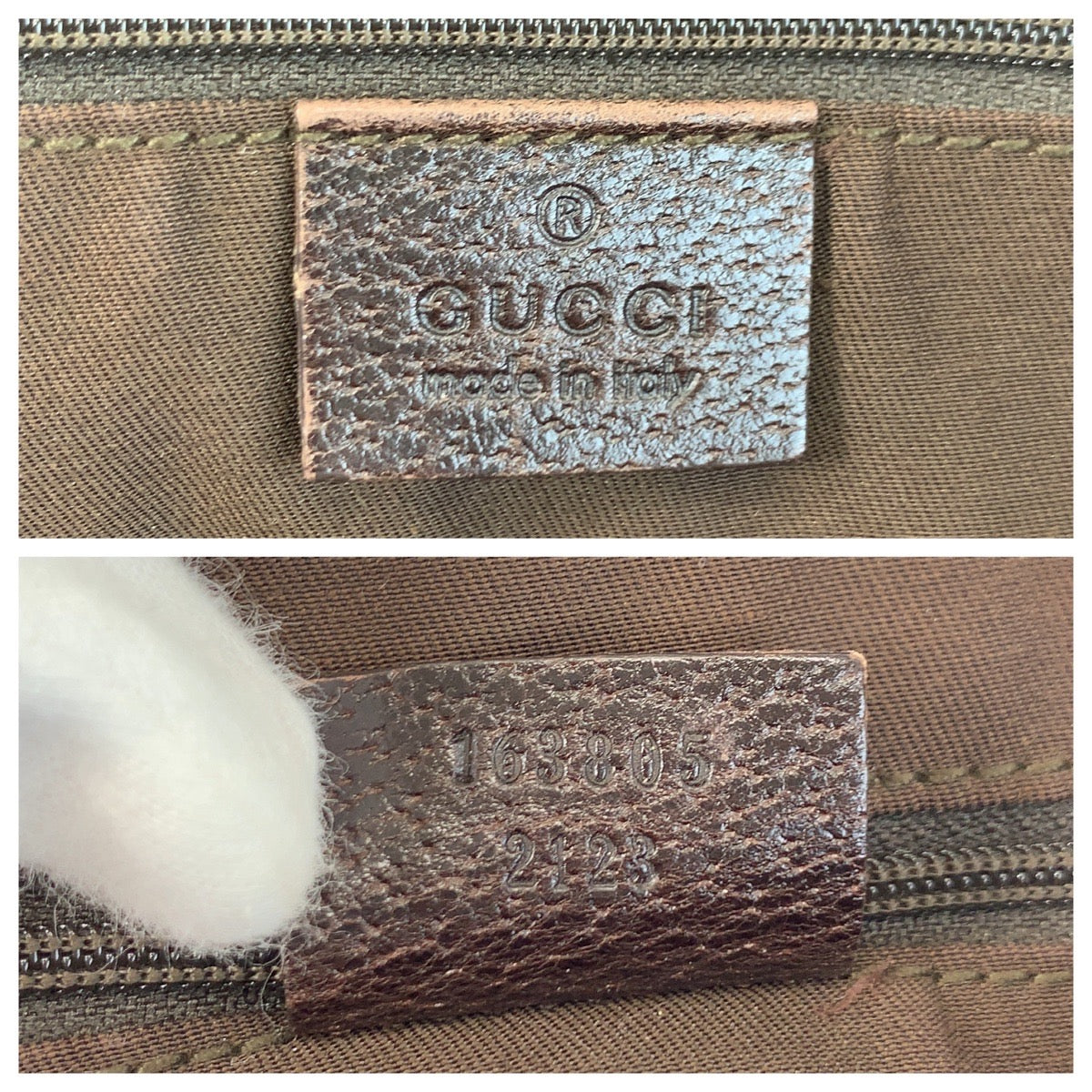 Gucci Tote Bag 163805 Gg Canvas, Leather Beige Brown Gold Metal Tote Bag Shoulder Bag Prince