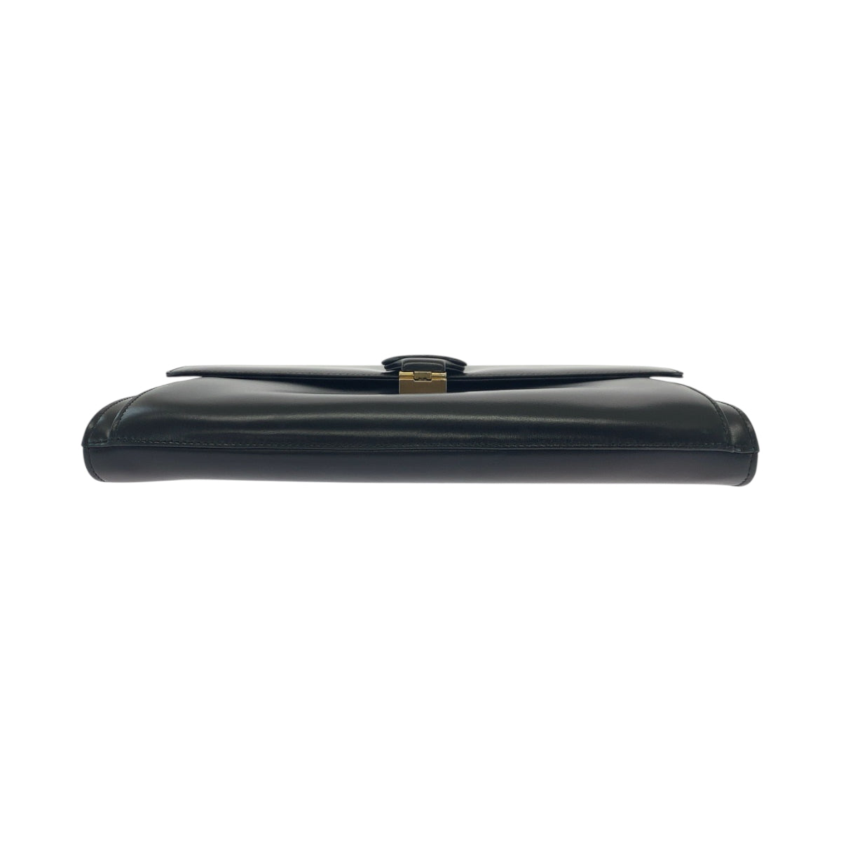 Gucci Shoulder Bag 26 004 0297 Leather Black Goldmetal Shoulder Bag Clutch Bag 2Way Old Gucci Women